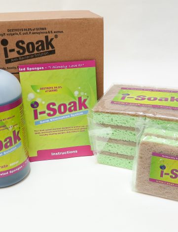i-soak Antibacterial Kitchen Sponge Soaker Refill Kit