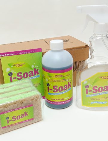 i-soak Antibacterial Kitchen Spray and Wipe